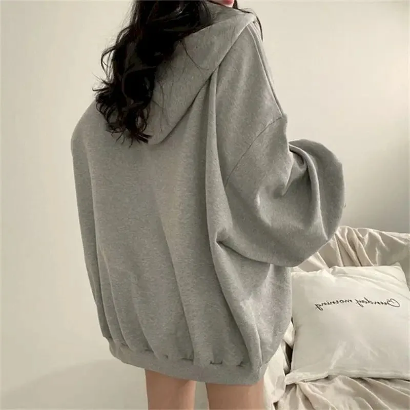 Vintage Graphic Oversized Loose Pullover Y2K Hoody