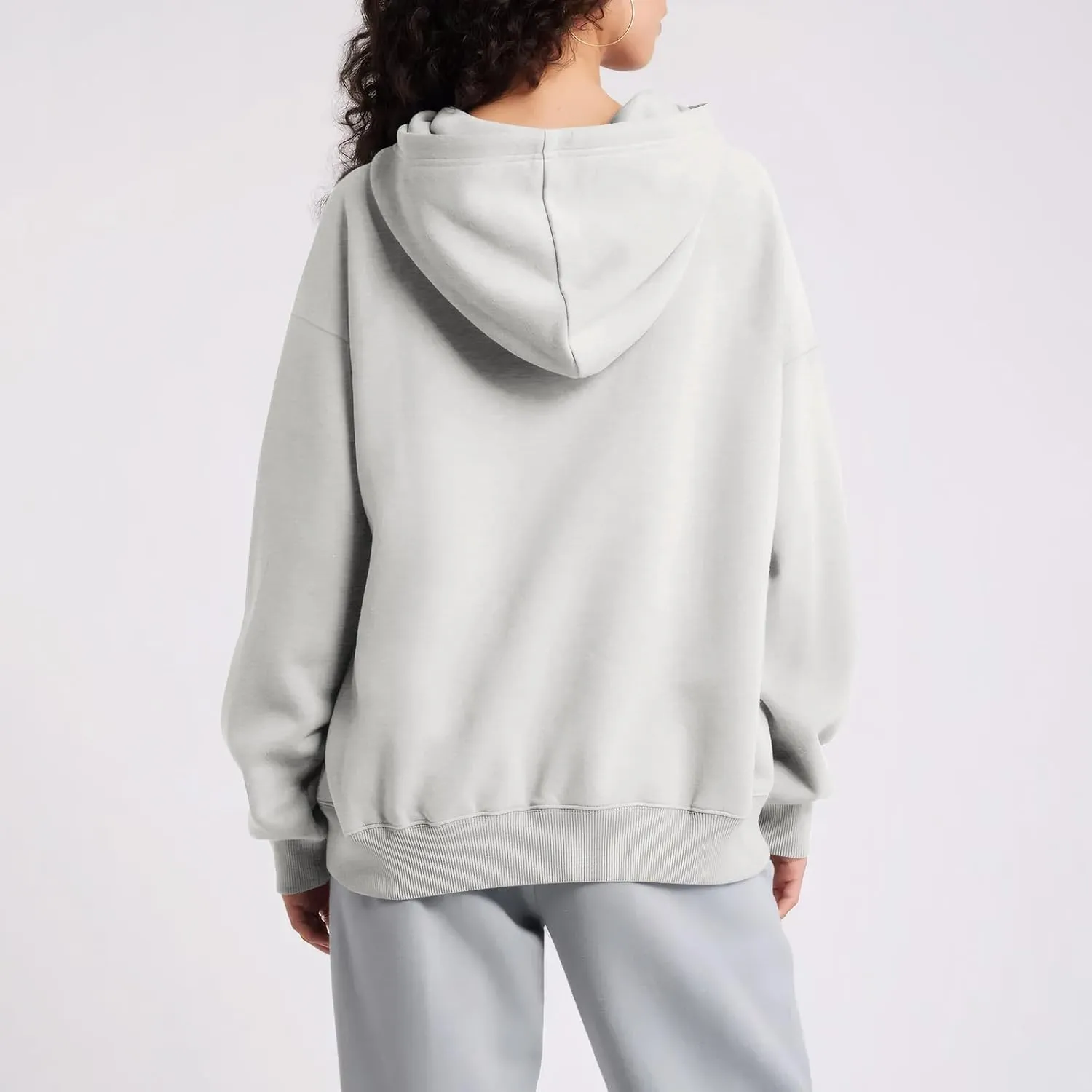 Womens Hoodies Pullover Oversized Comfy Soft Hooded Sweatshirts Winter Sweaters Plain Hoodie with Pockets