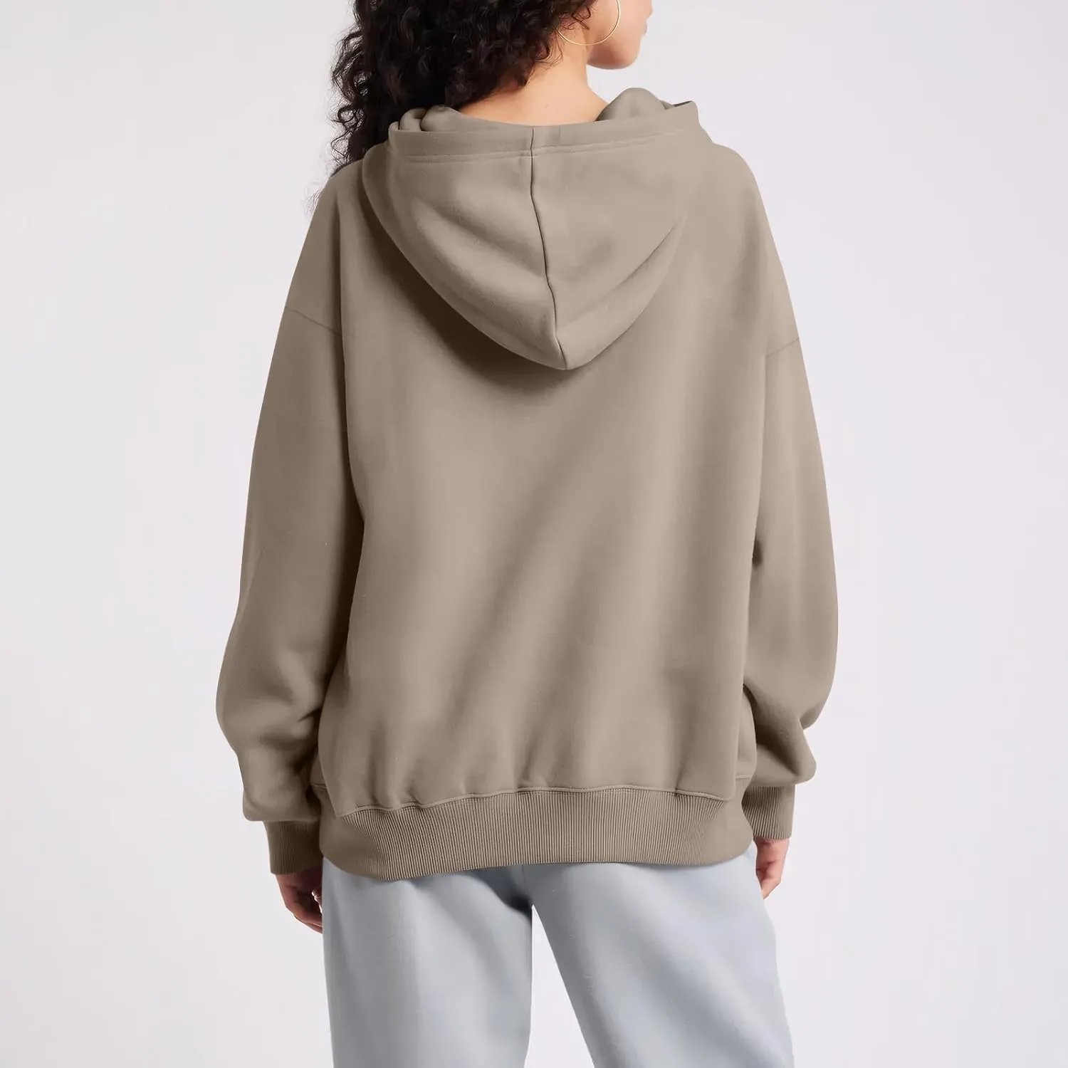 Womens Hoodies Pullover Oversized Comfy Soft Hooded Sweatshirts Winter Sweaters Plain Hoodie with Pockets
