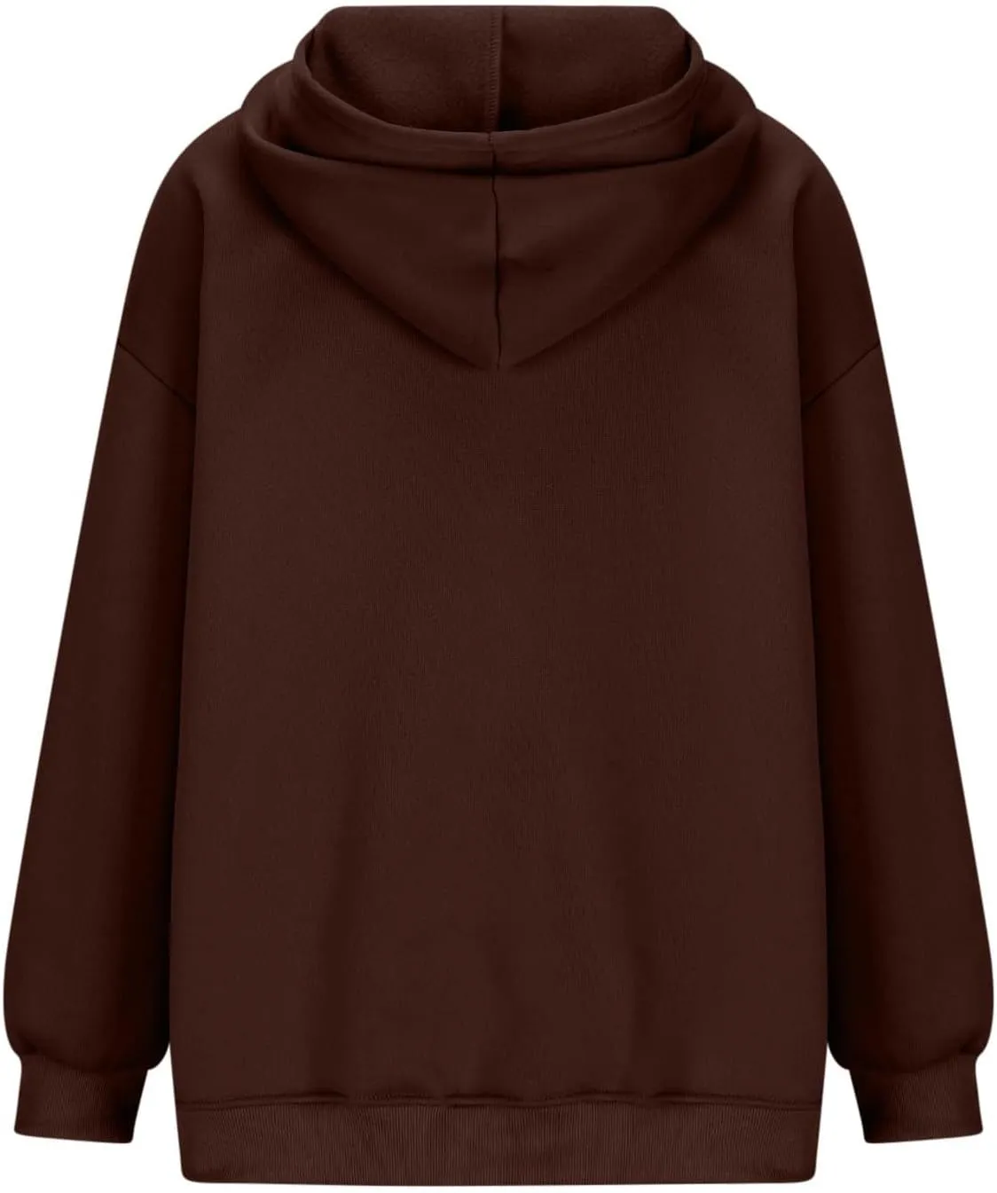 Womens Thick Oversized Pullover Hoodie with Front Pocket Casual Loose Fit Sweatshirt 2025 Fashion Fleece Sweater Tuinc