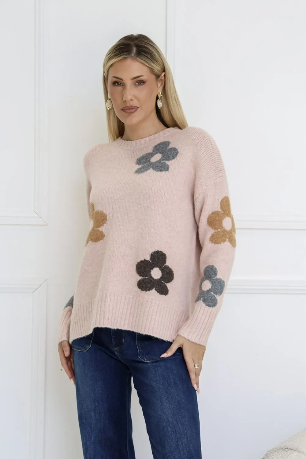Woodstock Daisy Knit | Blush