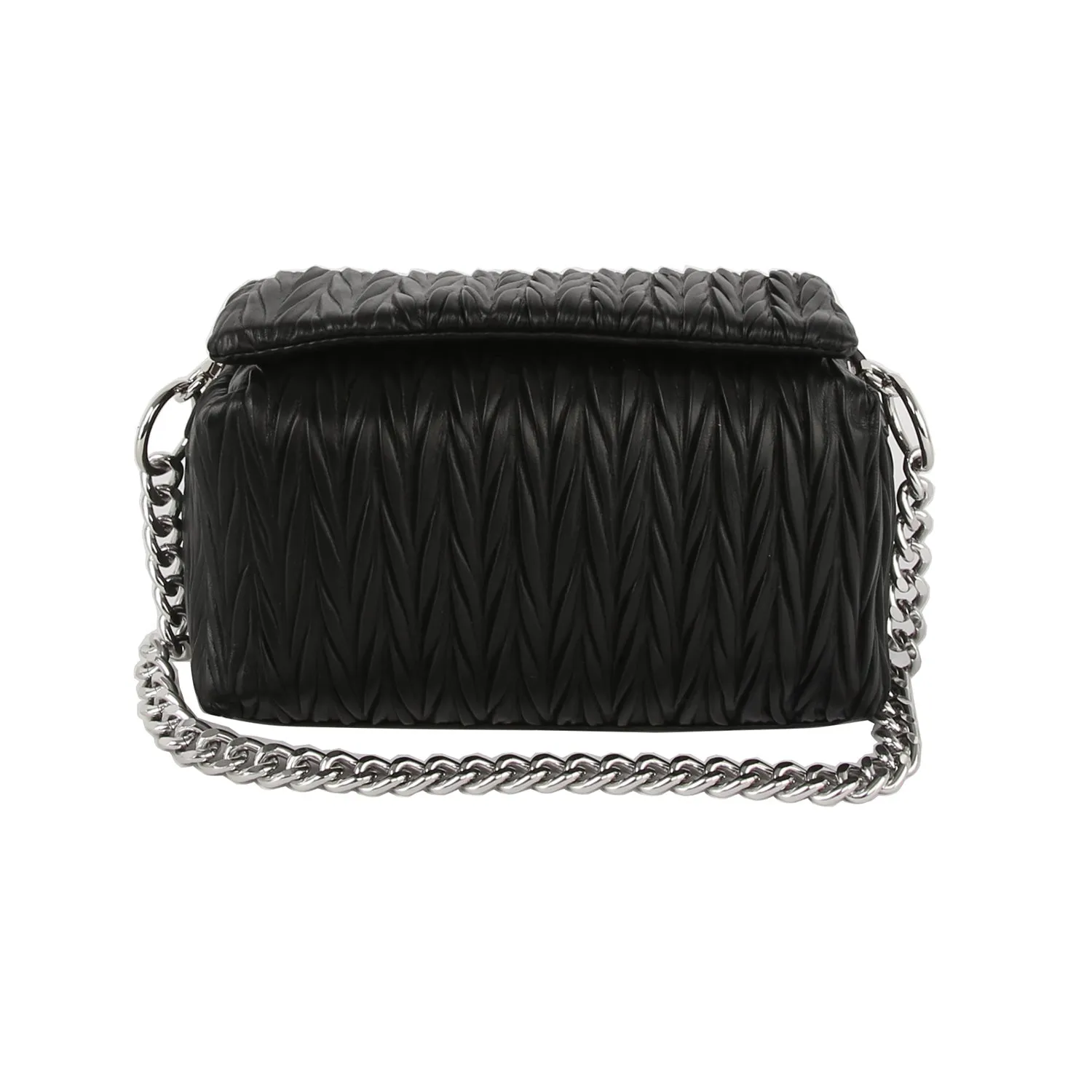 Wooven Design Structured Rectangular Shoulder Bag