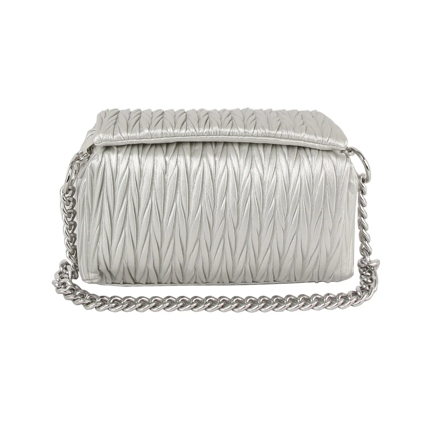 Wooven Design Structured Rectangular Shoulder Bag