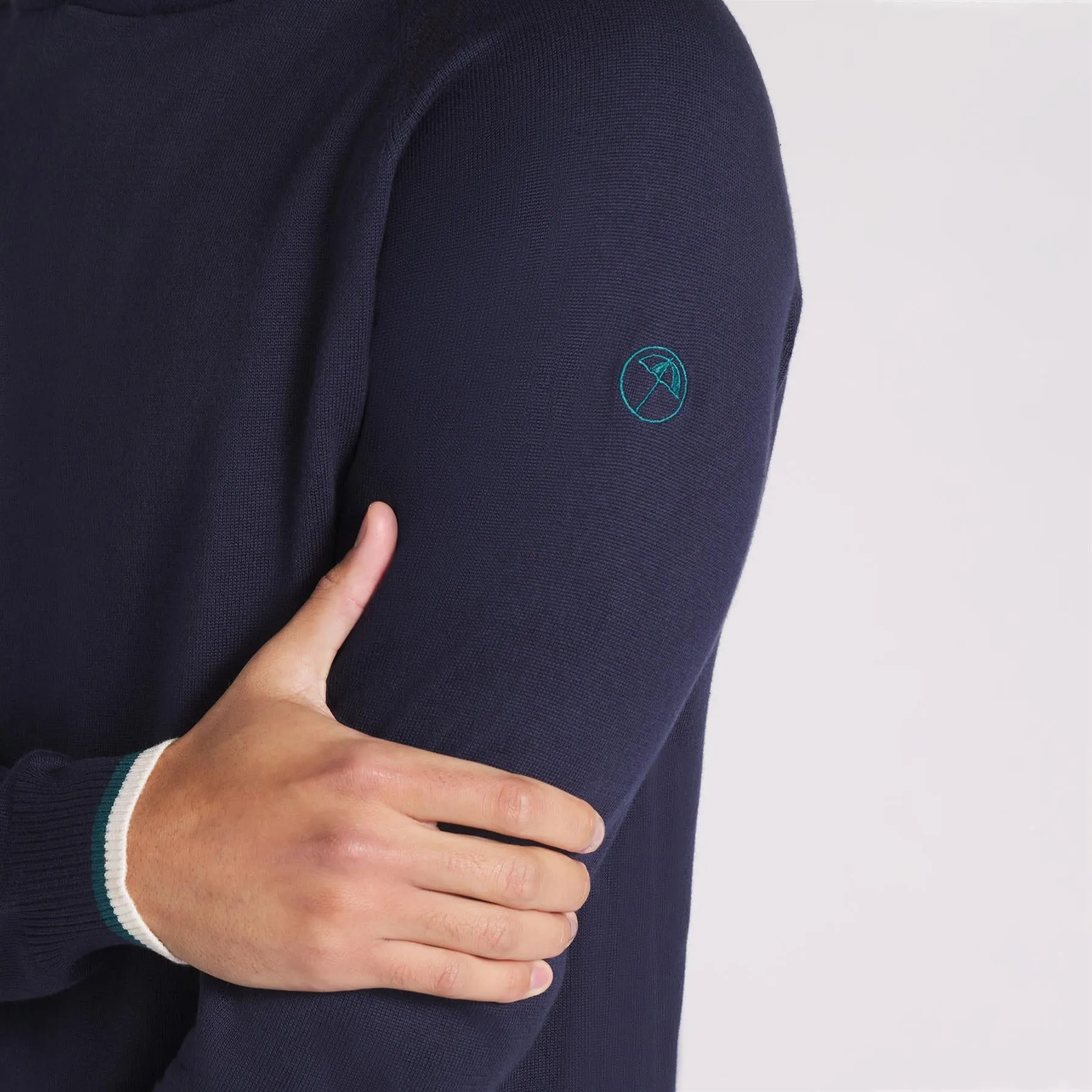 x AP Knit Hoodie Deep Navy - 2025