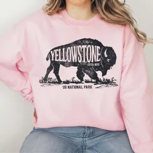 Yellowstone National Park Crew Sweatshirt