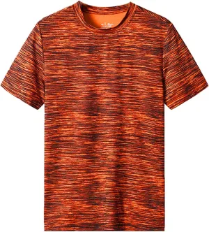 Ymosrh Men's Tshirts Athletic T-Shirt Short Sleeve Running Gym Workout Casual Tee Shirts T, M-8XL